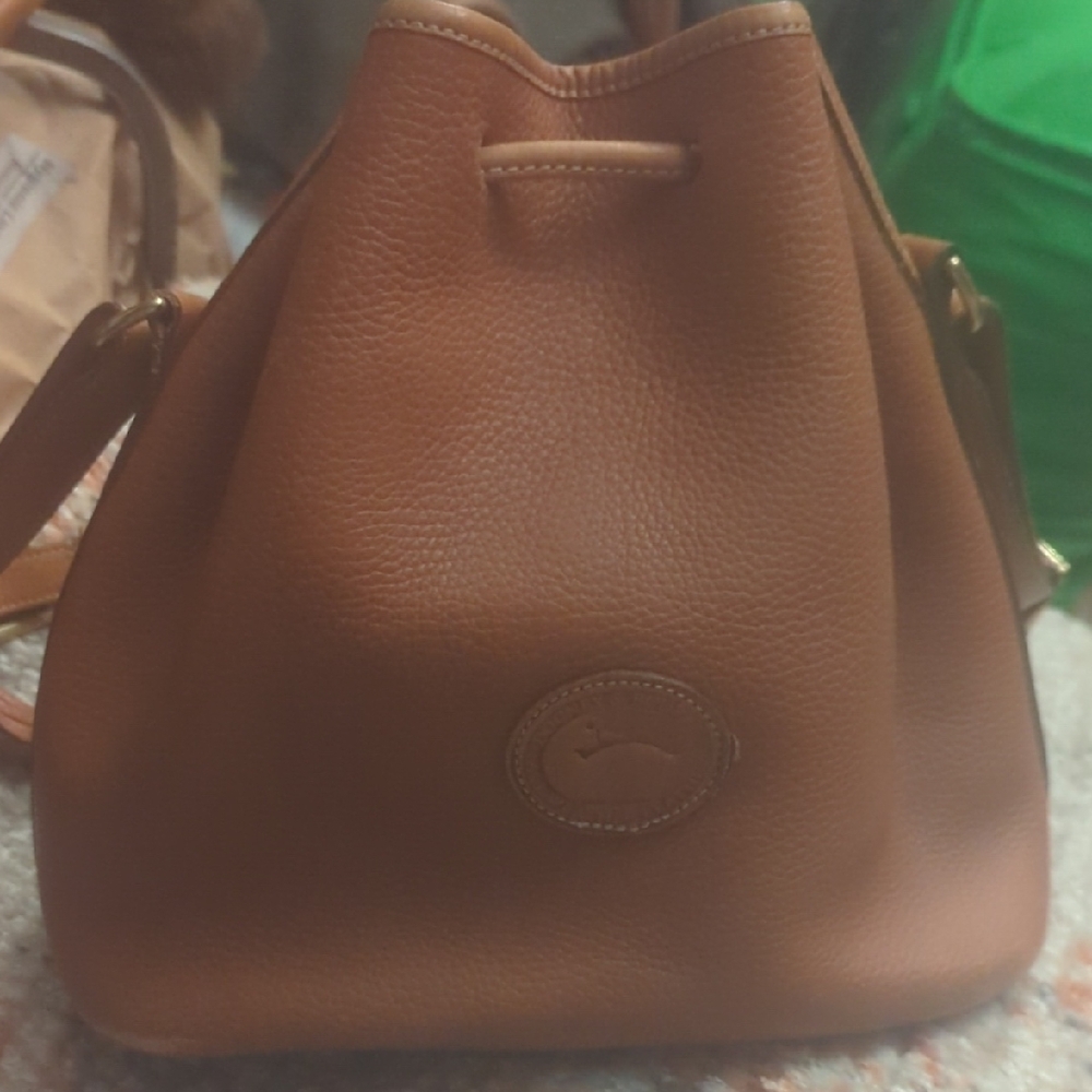 Chic Brown Leather Shoulder Bag